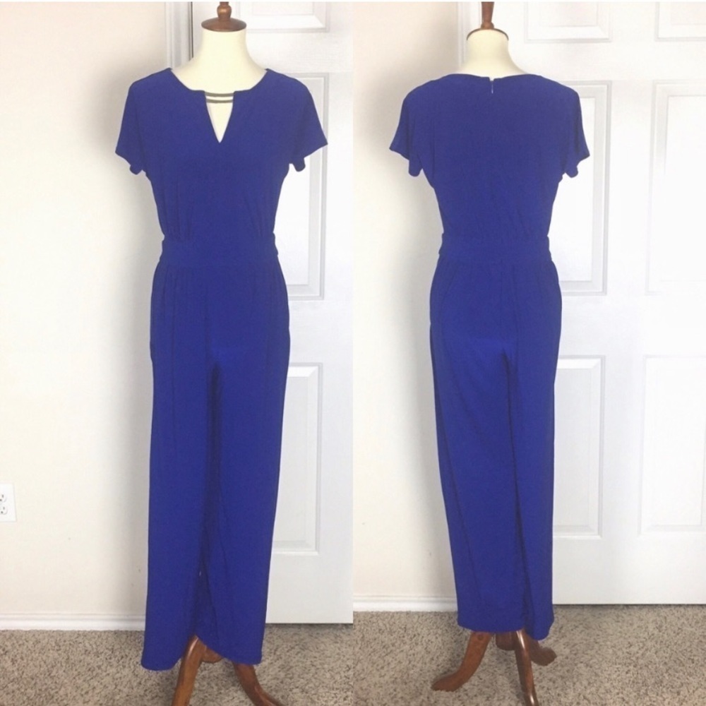 New York & Company Jumpsuit Royal Blue Size XS - Picture 7 of 8